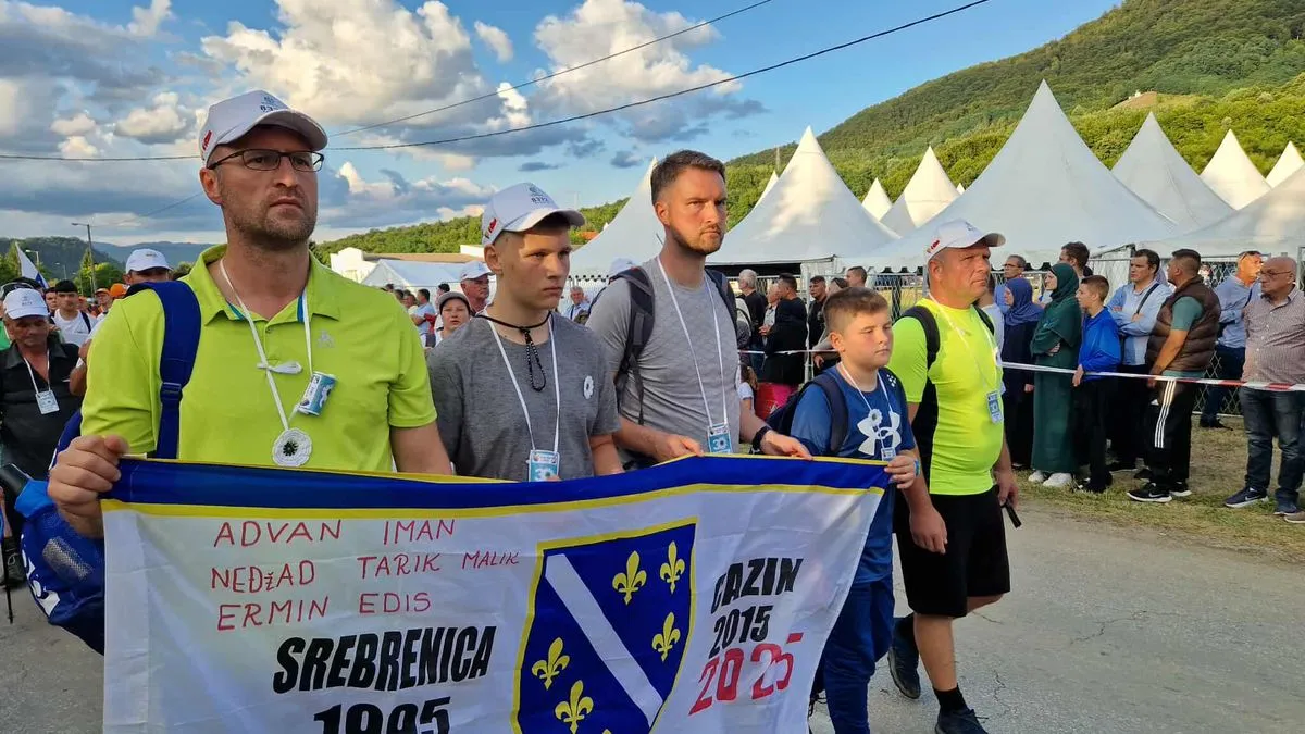 Učesnici su prije tri dana krenuli iz Nezuka, na području Sapne, na put dug više od 100 kilometara.