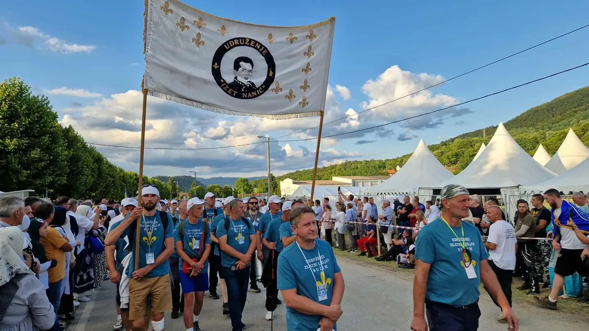 Učesnici su prije tri dana krenuli iz Nezuka, na području Sapne, na put dug više od 100 kilometara.