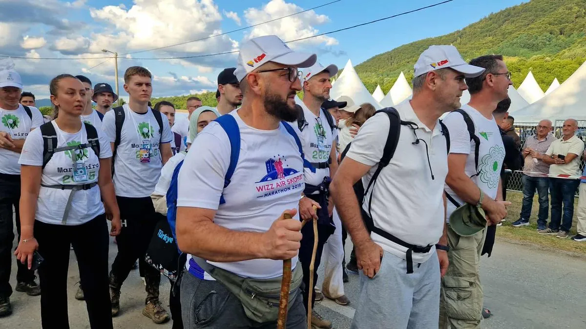 Učesnici su prije tri dana krenuli iz Nezuka, na području Sapne, na put dug više od 100 kilometara.