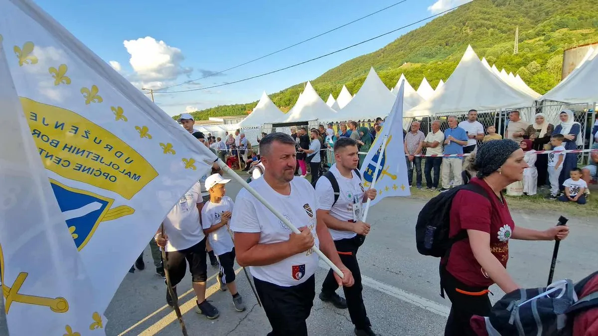 Učesnici su prije tri dana krenuli iz Nezuka, na području Sapne, na put dug više od 100 kilometara.