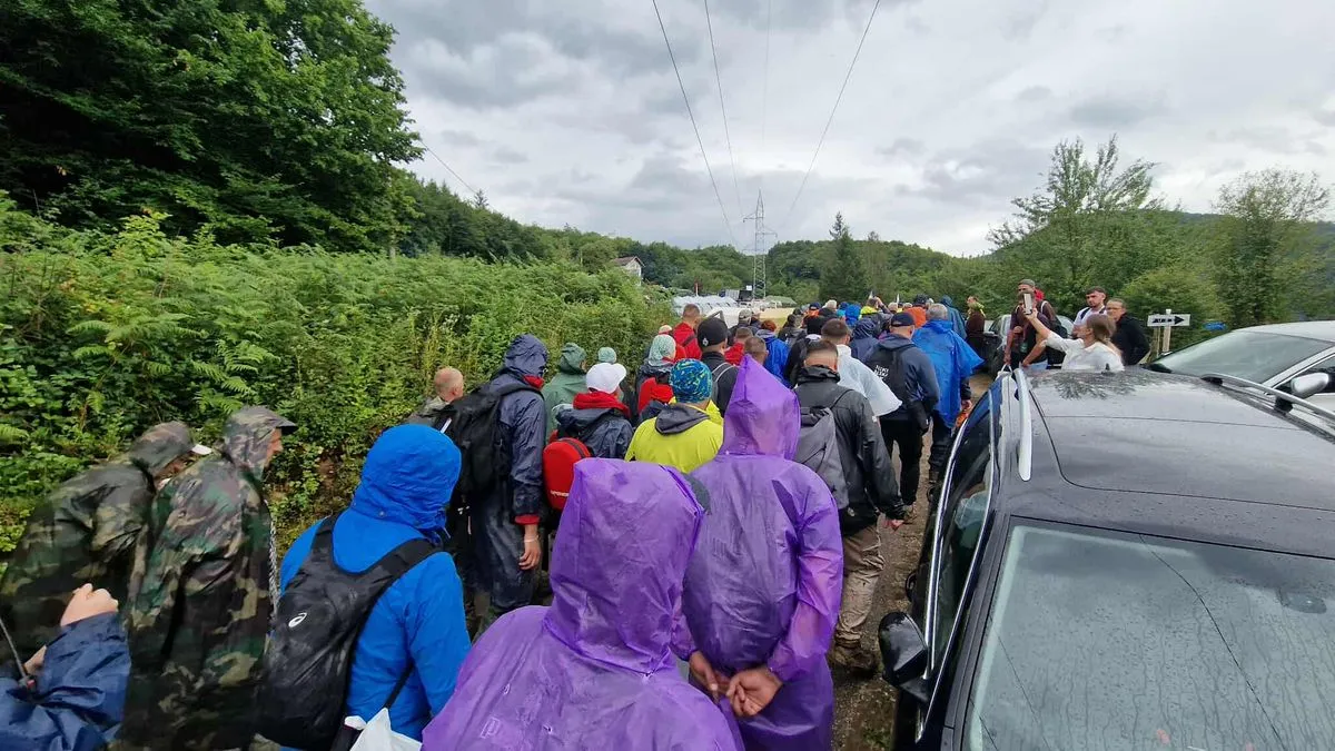 Na današnjoj ruti učesnici su savladali najtežu dionicu koja je uključivala uspon na Udrč na 1.045 metara nadmorske visine