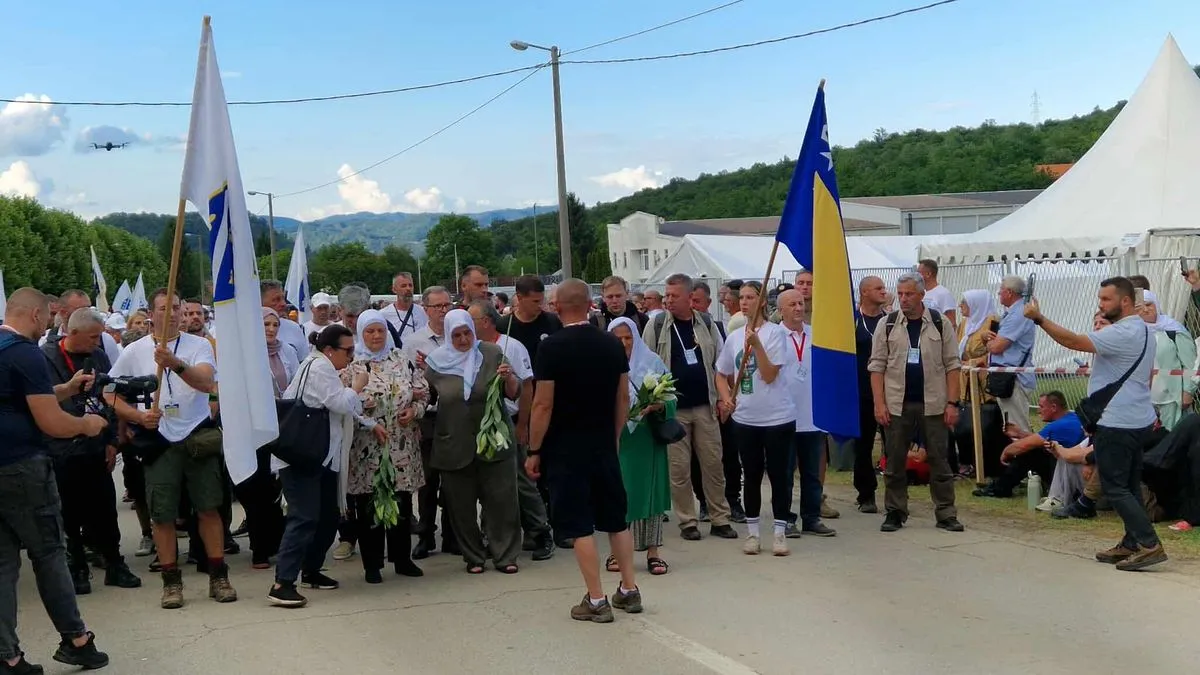 Učesnici su prije tri dana krenuli iz Nezuka, na području Sapne, na put dug više od 100 kilometara.