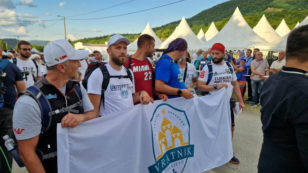 Učesnici su prije tri dana krenuli iz Nezuka, na području Sapne, na put dug više od 100 kilometara.