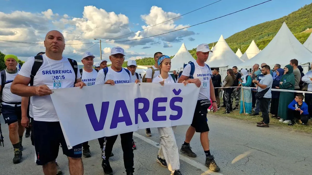 Učesnici su prije tri dana krenuli iz Nezuka, na području Sapne, na put dug više od 100 kilometara.