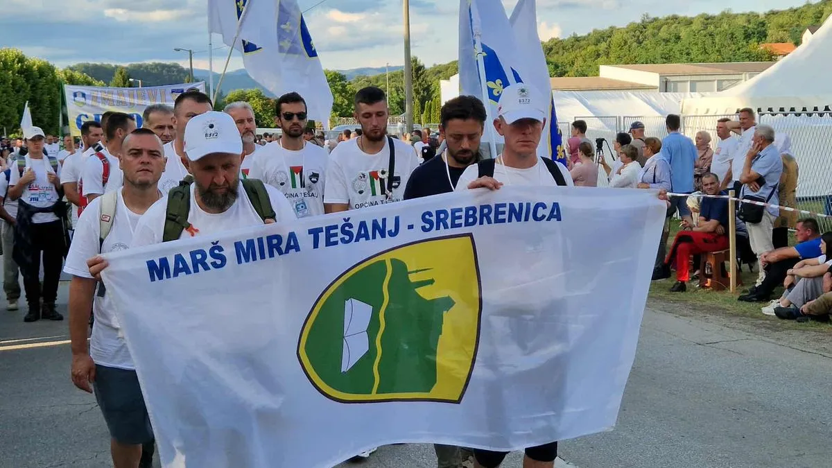 Učesnici su prije tri dana krenuli iz Nezuka, na području Sapne, na put dug više od 100 kilometara.