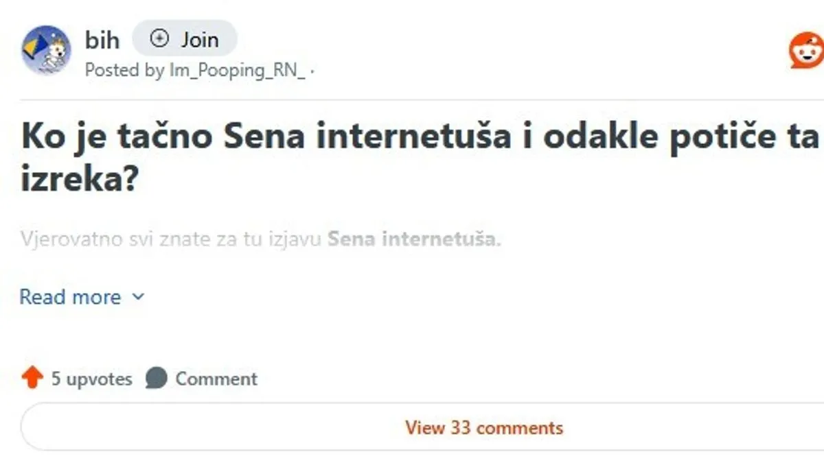 Sukob generacija zbog pitanja o Seni internet: "Onda ne znaš ni kako dajdža Rile bije"