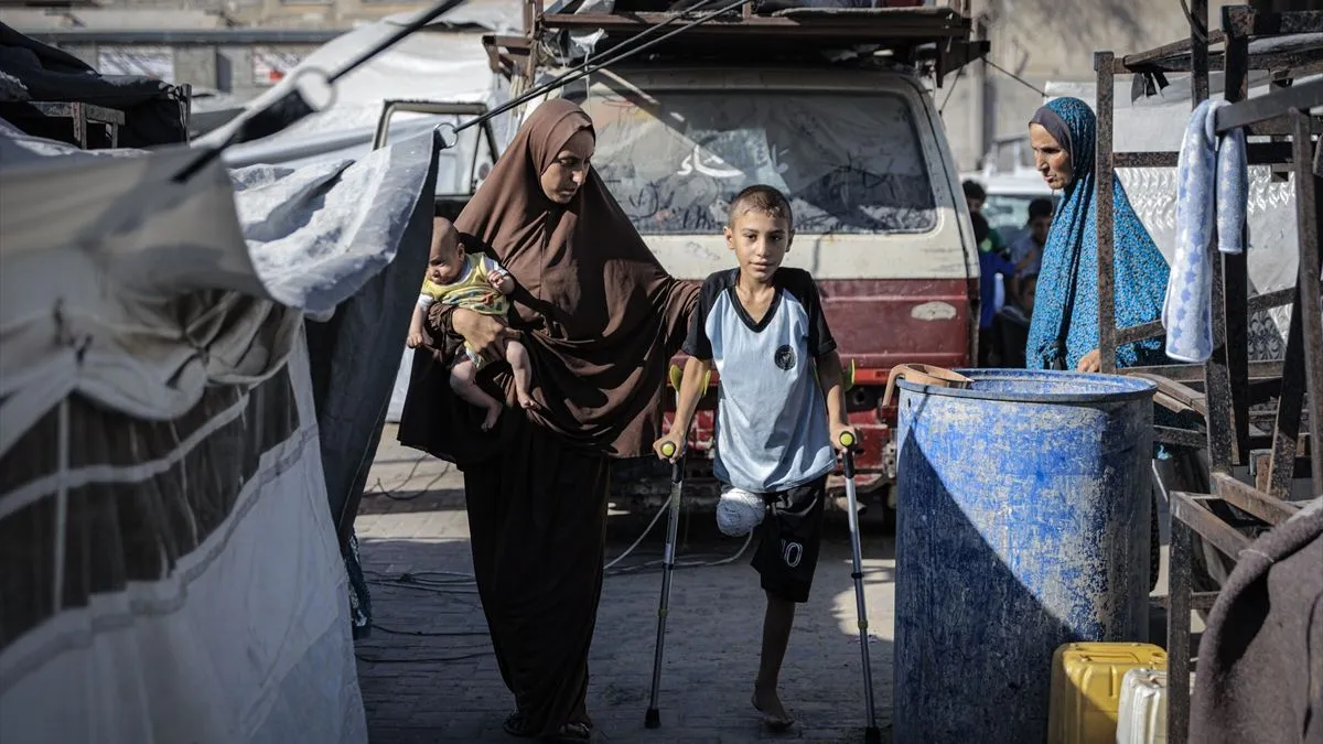 Muhammed sada živi s porodicom u šatoru postavljenom u kampusu Islamskog univerziteta u Gazi.