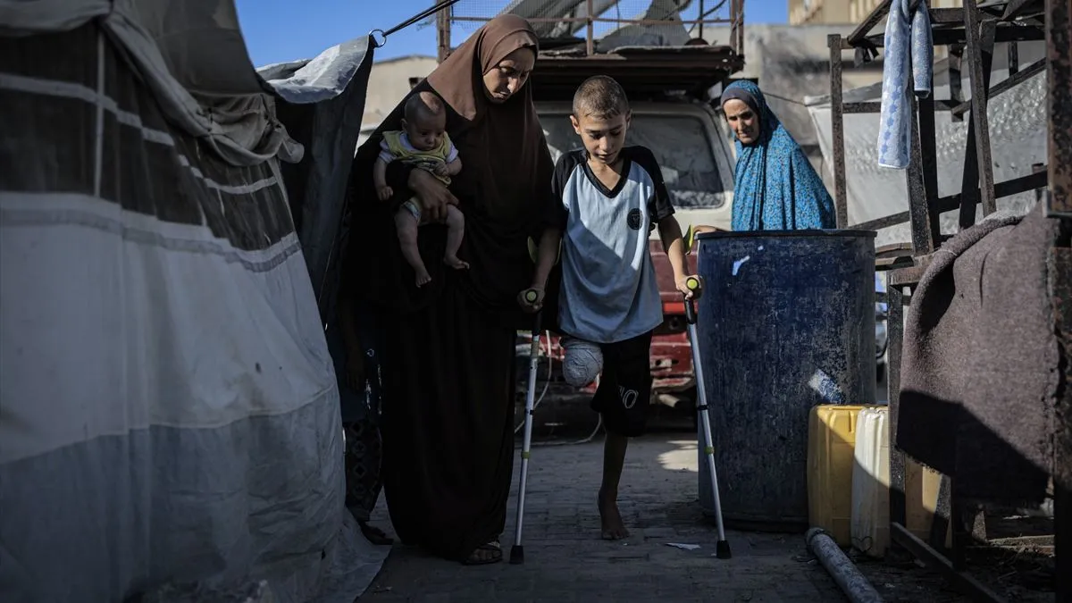 Muhammed sada živi s porodicom u šatoru postavljenom u kampusu Islamskog univerziteta u Gazi.