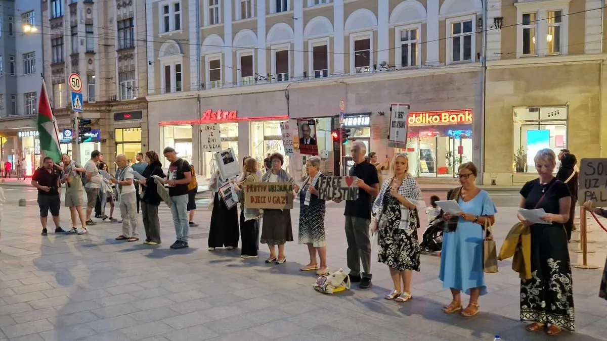 Podsjećamo da su u Sarajevu u više navrata održani protesti na kojima se ukazalo na dešavanja u Gazi i podržao narod Palestine