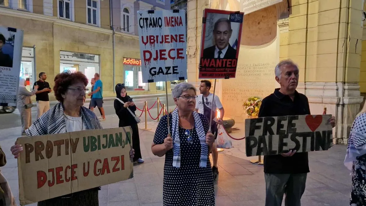 Podsjećamo da su u Sarajevu u više navrata održani protesti na kojima se ukazalo na dešavanja u Gazi i podržao narod Palestine