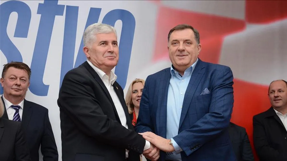 Očigledno je Čović pod snažnim pritiskom međunarodne zajednice i ambasada zapada u BiH da prestane čuvati leđa Dodiku i blokira rad institucija...