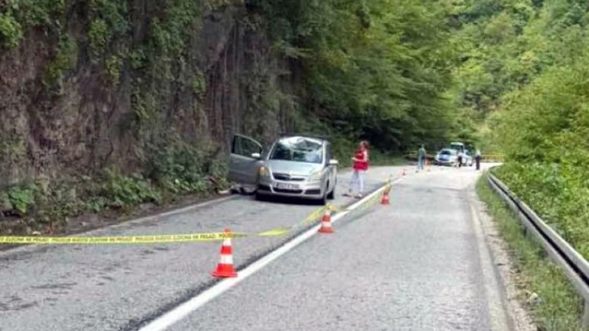 Na magistralnom putu Sarajevo-Foča, jutros je stijena usmrtila ženu A.S. (33) iz Sarajeva, dok je njen otac S.O. teško povrijeđen i prevezen u bolnicu.