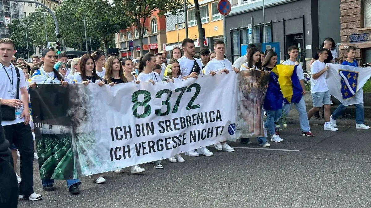 Stuttgart: Srebrenica – Marš mira i komemoracija žrtvama genocida