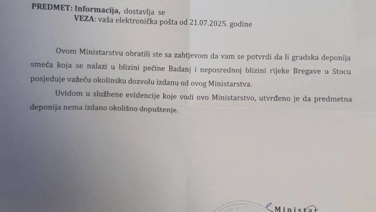 U narednim danima organizirat ćemo mirne proteste na lokaciji deponije, kako bismo javno izrazili nezadovoljstvo i zatražili hitnu reakciju institucija.