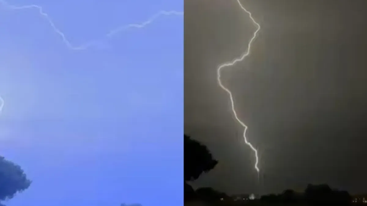 Dok su se neki budili uz kišu koja je padala, drugi su odlučili da snime scene koje su cijepale noćno nebo