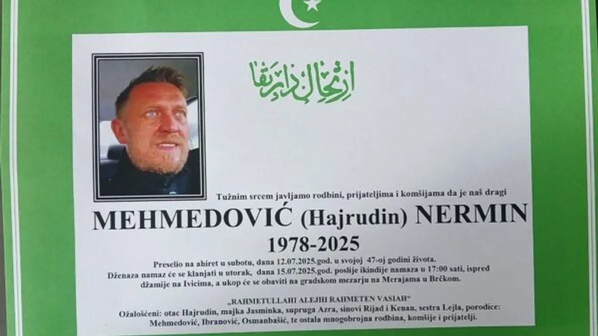 Jučer je u poslijepodnevnim satima pronađeno i iz Save izvučeno tijelo 47-godišnjeg Nermina Mehmedovića.