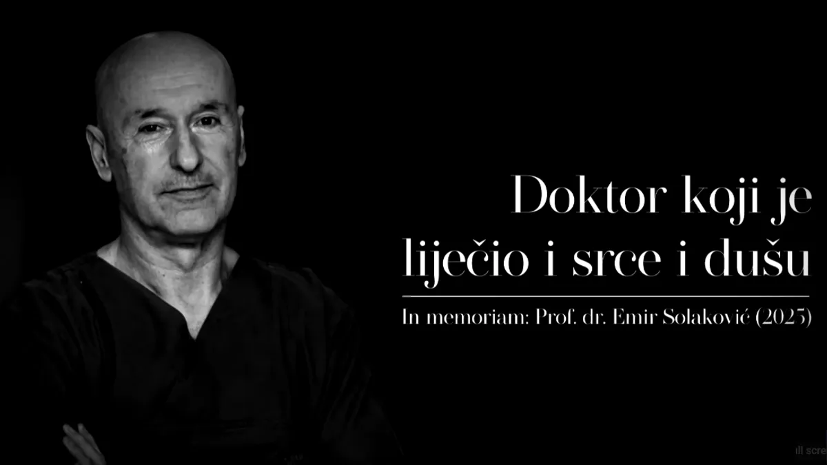 Čovjek koji je liječio i srce i dušu - ove riječi najbolje opisuje lik i djelo Emira Solakovića
