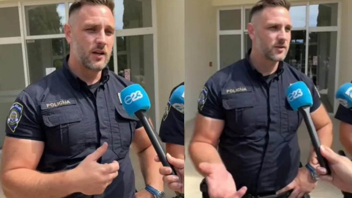 Snimak njegove izjave objavljen je na TikToku, a brzo je postao viralan zbog njegovog izgleda.