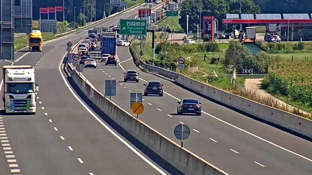 Zbog nesreće se stvaraju gužve i u smjeru prema Mariboru      