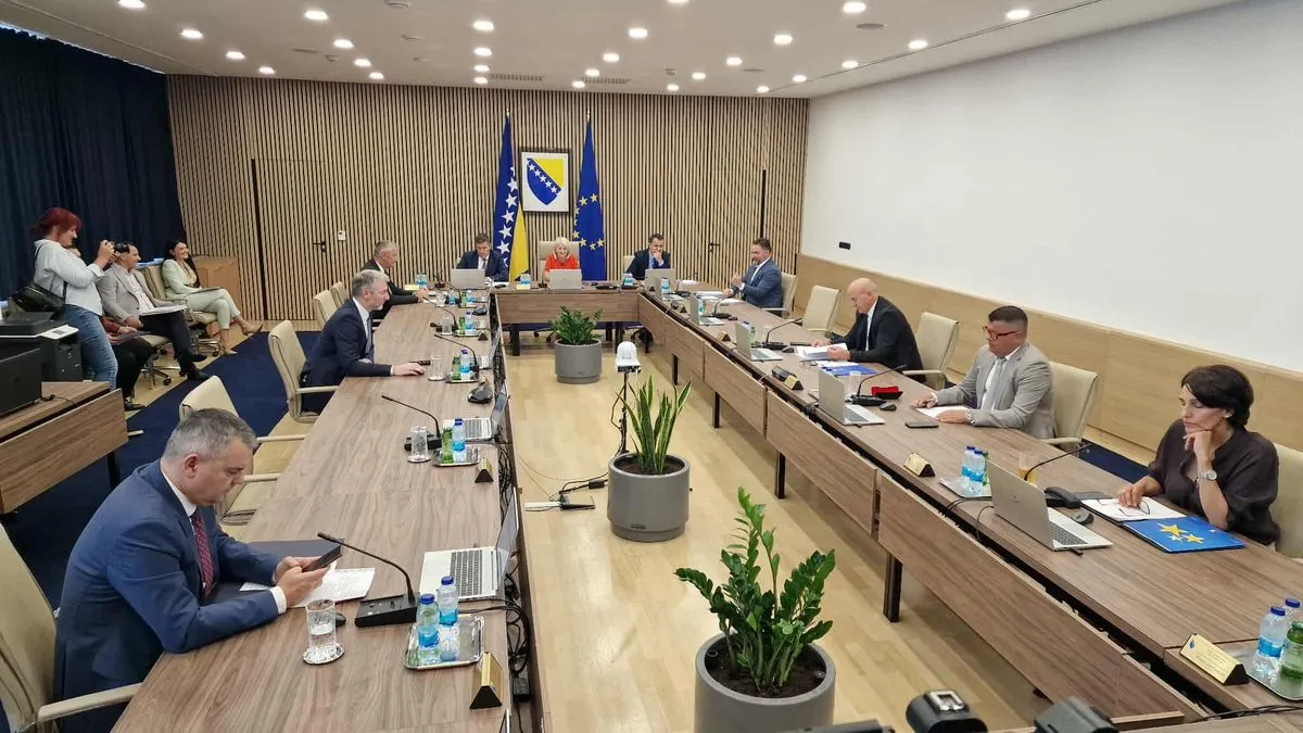 Odluka je donesena na prijedlog Ministarstva finansija i trezora Bosne i Hercegovine