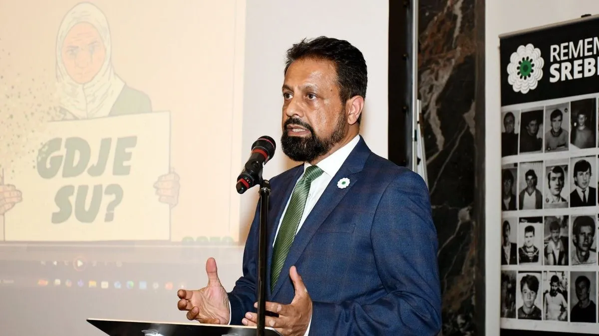 Ovi događaji pružaju priliku za razmišljanje o lekcijama iz Daytona i Srebrenice, kazao je Waqar Azmi 