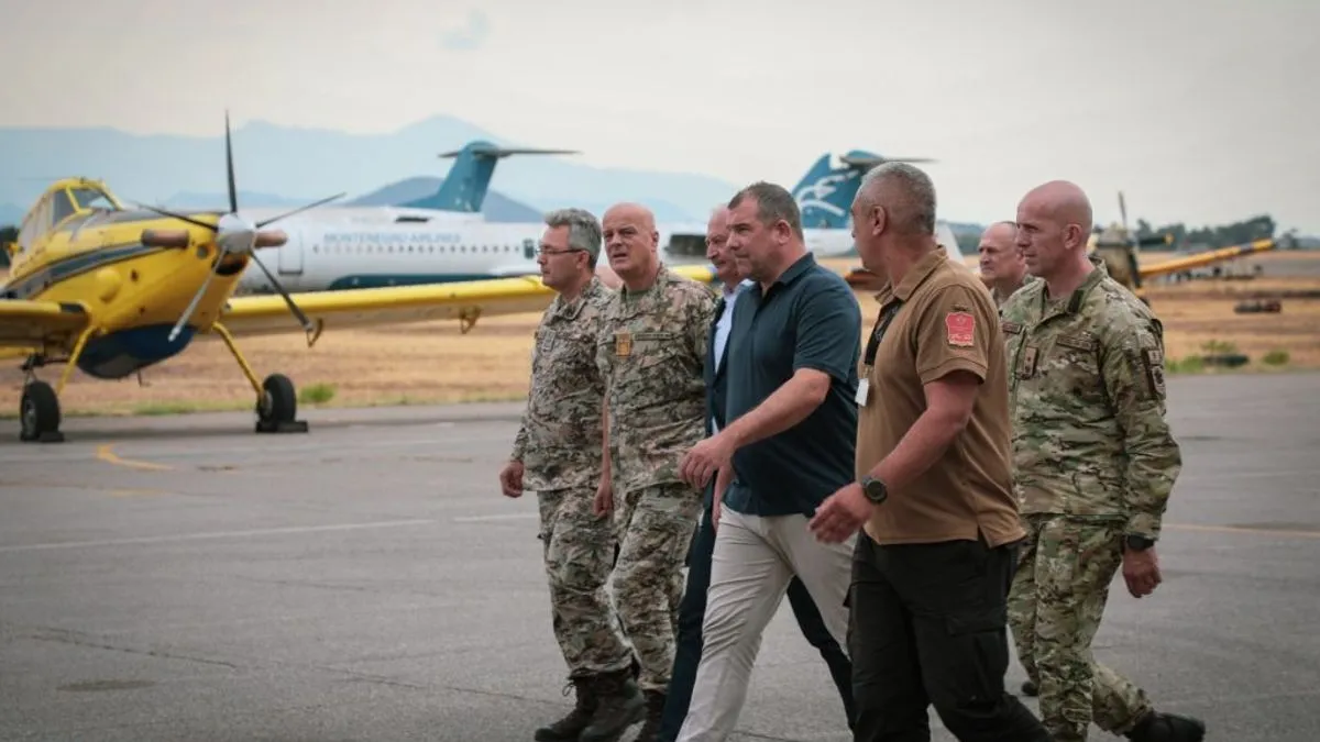 Helez obišao pripadnike OS BiH u Crnoj Gori: Ponosan sam na spremnost i motivaciju naših pilota