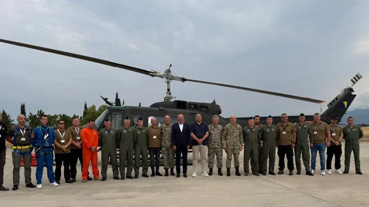 Helez obišao pripadnike OS BiH u Crnoj Gori: Ponosan sam na spremnost i motivaciju naših pilota