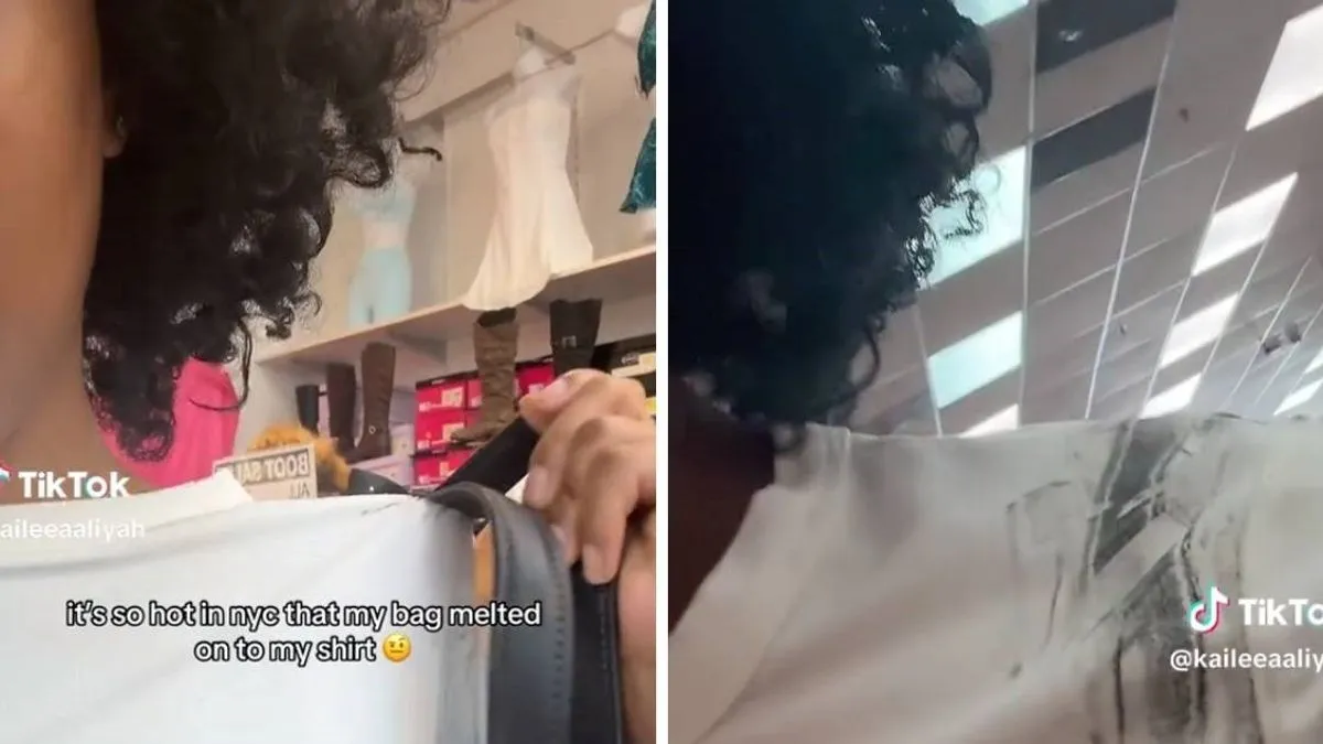 Kai se u videu koji je dosad skupio 6.6 miliona pregleda snimala kako šeta kroz trgovinu s torbom na ramenu. 