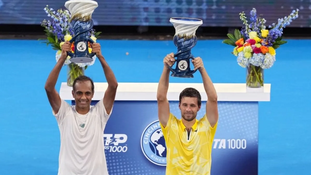 Oni su nakon sat i pol borbe pobijedili talijanski par Musetti/Sonego s 4:6, 6:3 i 10:5