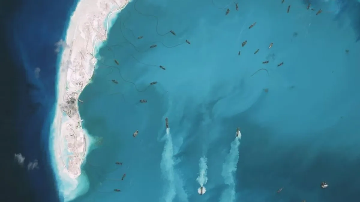 Kina dodatno drži greben Scarborough, koji je zauzela 2012., održavajući stalnu prisutnost obalne straže