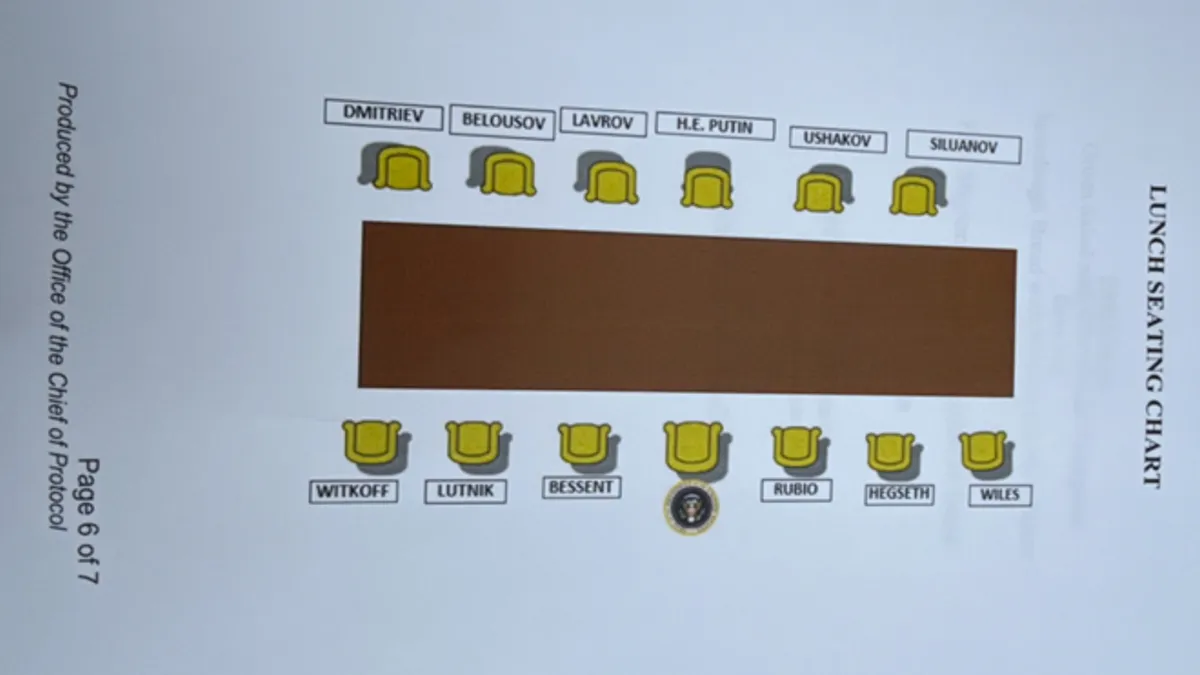 Šta je ostalo na Aljasci: Pronađeni povjerljivi dokumenti iz hotela i jelovnik za Putina i Trumpa