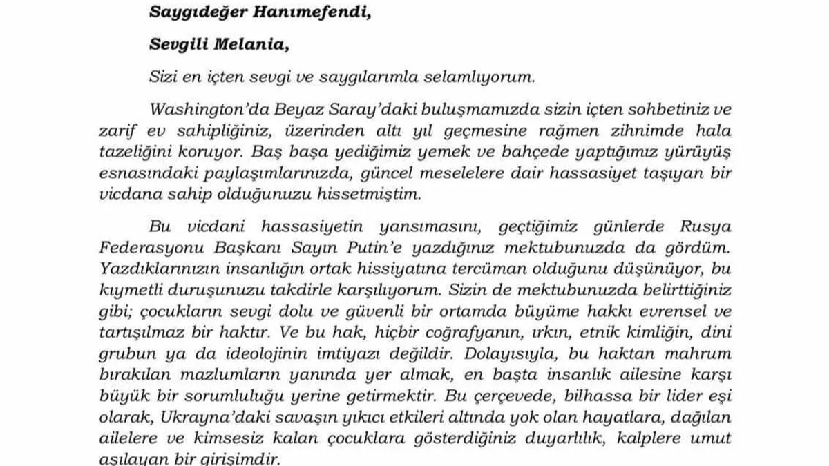 Emine Erdogan pozvala Melaniju Trump da piše Netanyahuu: Palestinska djeca zaslužuju radost