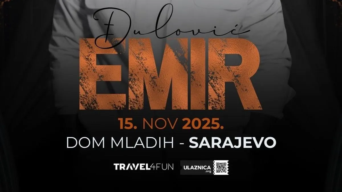 Ovo posebno veče biće ispunjeno emocijom, muzikom i atmosferom koju samo Emir može donijeti na sceni.