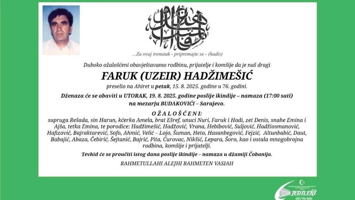 Nije me iznenadio nego šokirao odlazak Zekića jer je odano i pošteno radio u Sarajevu