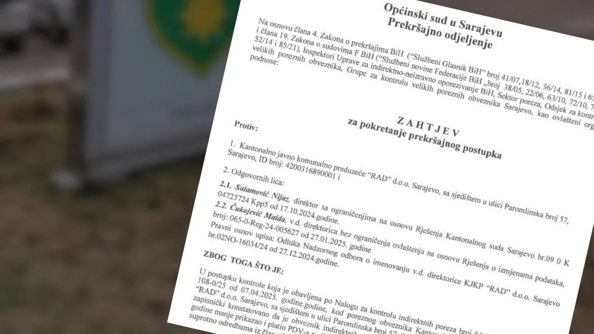 Selmanović: KJKP Rad ima izgubljenu dobit preko 600.000 KM, a Ministarstvo i Kanton 'čisti kao suza'