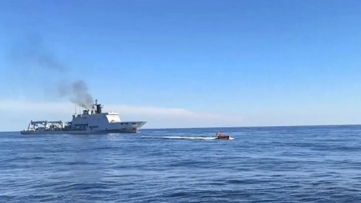 Tokom scenarija spašavanja, simulirana neispravna podmornica locirana je na morskom dnu, što je izazvalo koordiniranu akciju obje mornarice