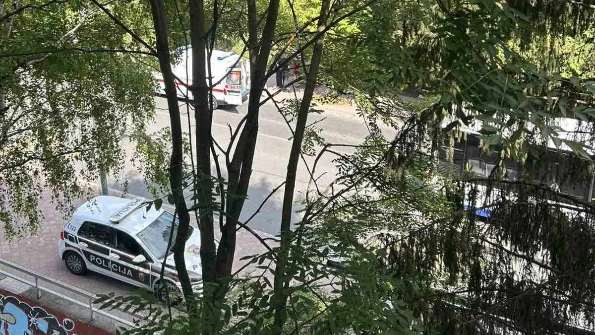 U ranim jutarnjim satima, jedan narkoman uspio se popeti na prvi sprat stambene zgrade i ući u kuću u potrazi za hranom