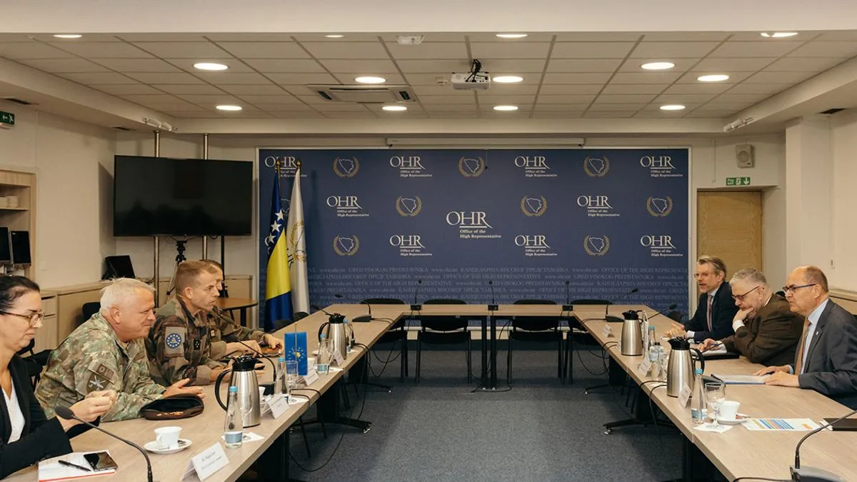 Na sastanku se razgovaralo i o trenutnoj situaciji u BiH i značajnoj ulozi koju igra EUFOR.