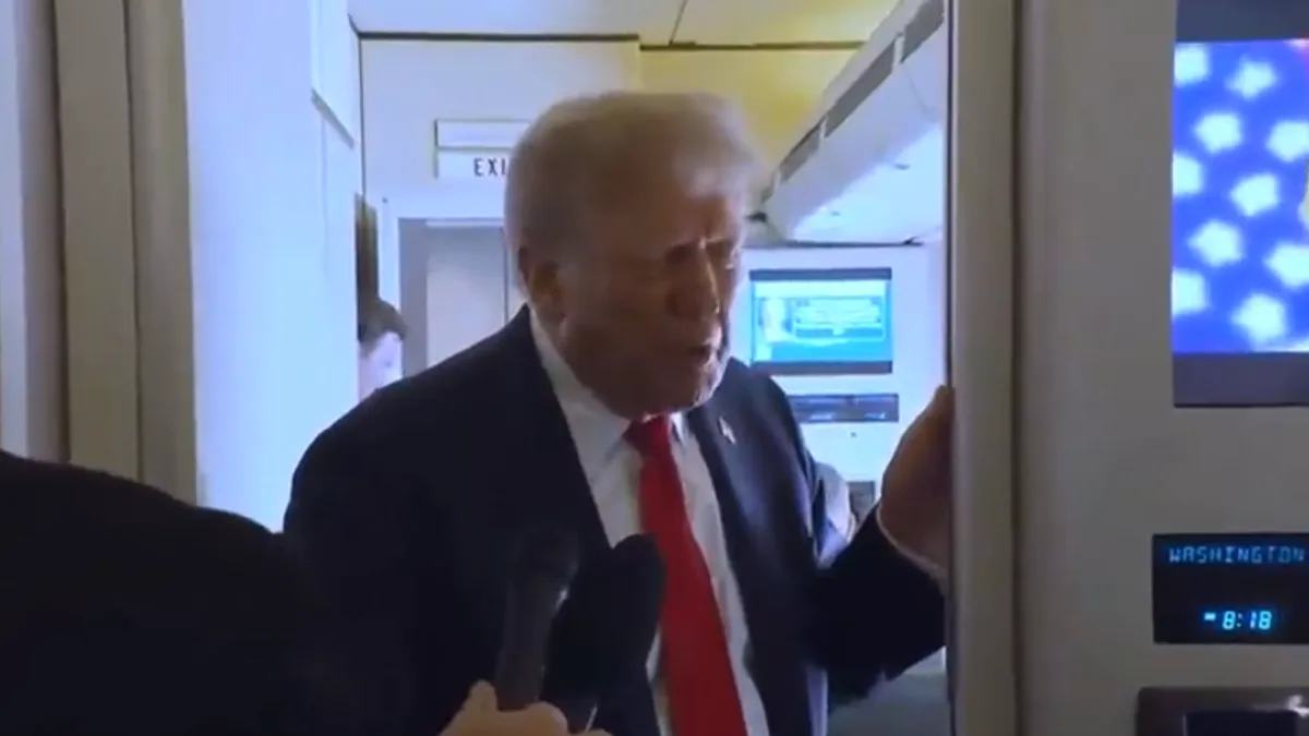 Trump je novinarima u avionu Air Force One iznio svoja očekivanja, naglasivši želju za hitnim primirjem