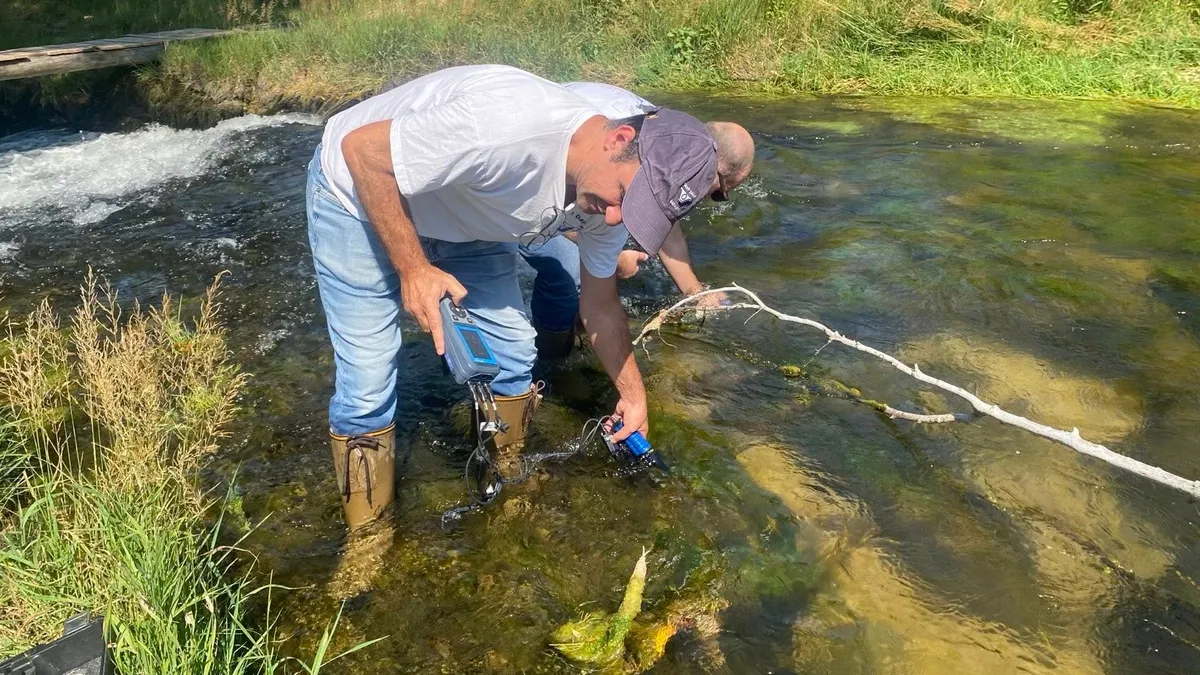 Uposlenici Agencije su obišli teren i uzeli uzorke na četiri lokacije
