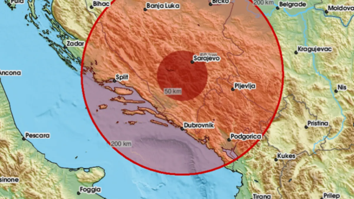 Građani svjedoče da je podrhtavanje bilo kratko, ali dovoljno snažno da se osjeti u stanovima i kućama