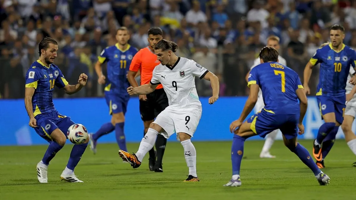 Kraj utakmice: Bosna i Hercegovina - Austrija 1:2