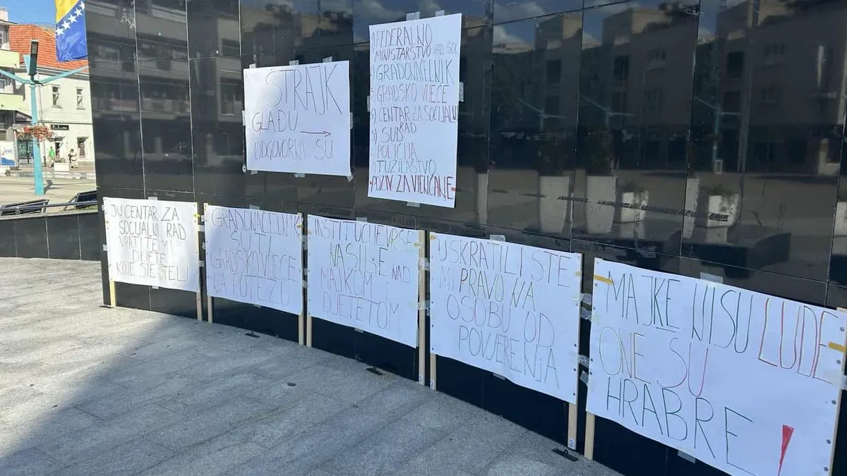 Hrabra Amela Bećirspahić ne odustaje: Šesti dan štrajka glađu u borbi za svoje dijete