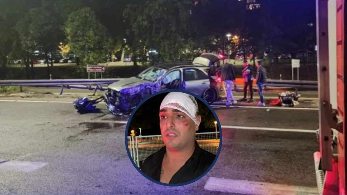 Folker Darko Lazić sinoć je doživio tešku saobraćajnu nesreću na autoputu, a sa njim je u kolima bila njegova supruga Katarina Lazić.