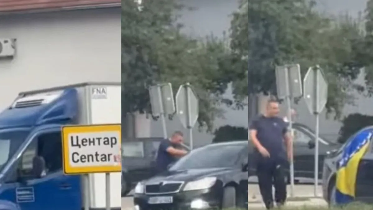 Cijeli događaj zabilježen je kamerom, a na snimku se vidi trenutak kada vozač kamiona prilazi i nasrće na jednog od navijača