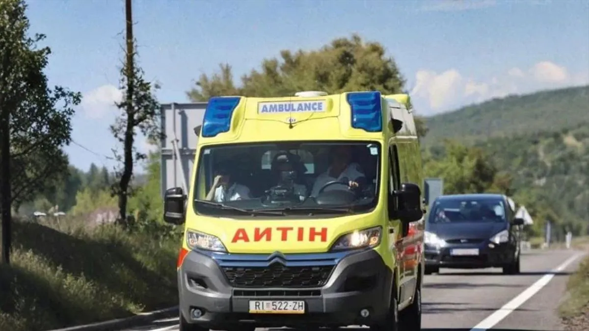 Utvrđeno je da je pet osoba, troje hrvatskih i dvoje kineskih državljana, zadobilo teške tjelesne povrede