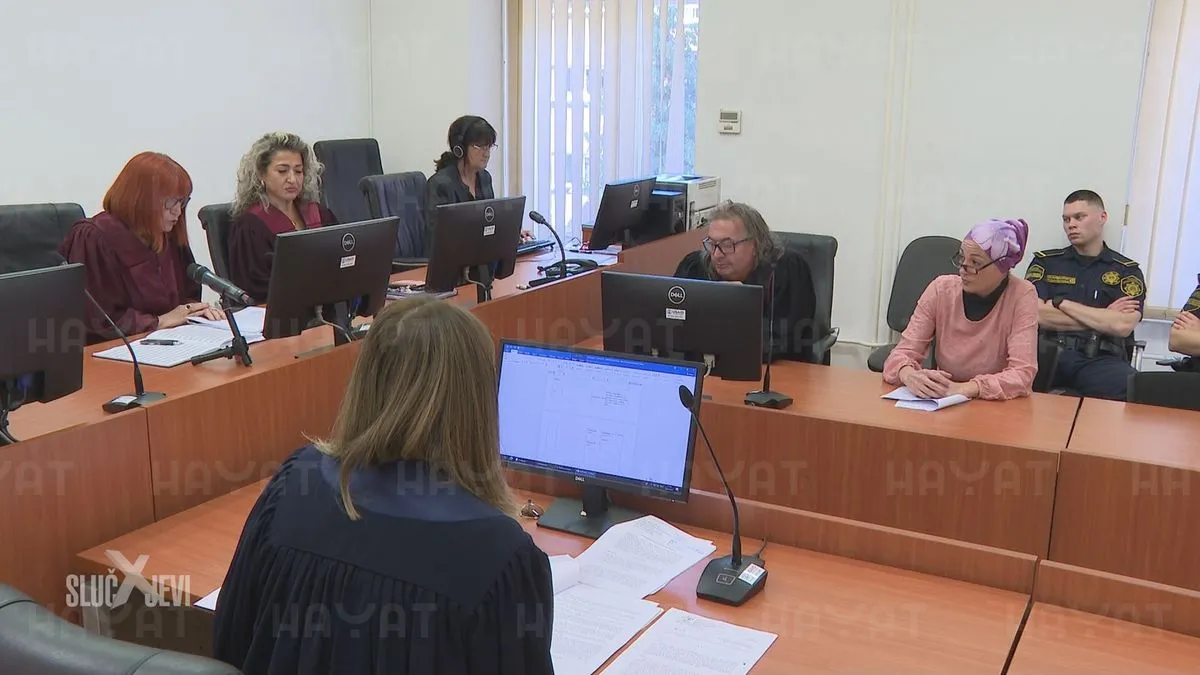 Irena je sjekirom ubila supruga: Pogledajte novi snimak iz sudnice