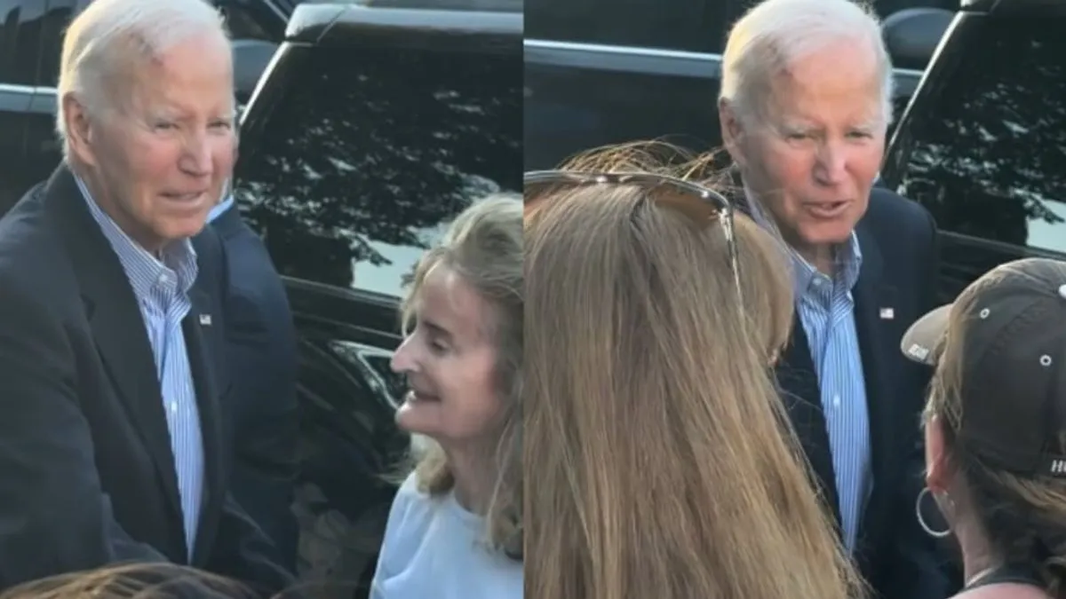 Šokantni snimak podijeljen na društvenim mrežama prikazuje Bidena s uočljivo crvenom ranom na prednjoj strani glave