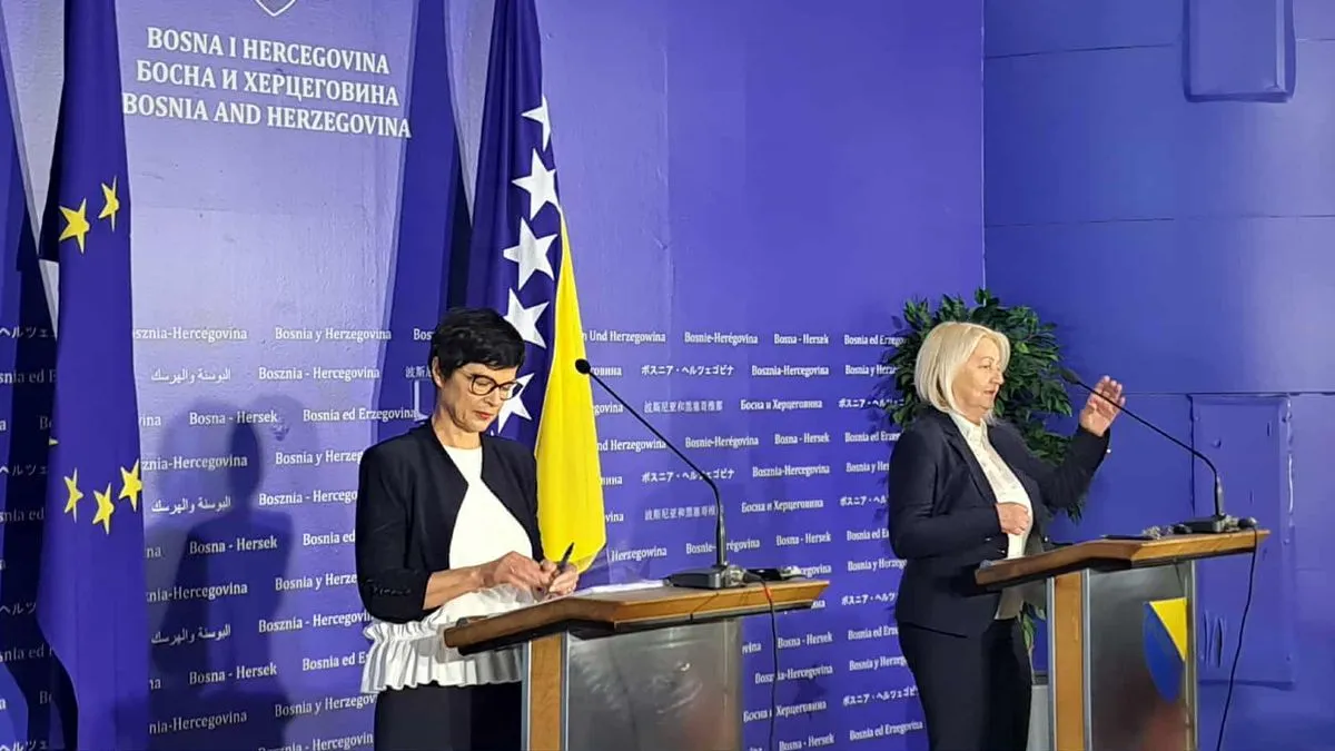 Cilj posjete Marte Kos je jasno izražen, pružiti podršku Evropske unije i naglasiti evropsku perspektivu Bosne i Hercegovine.