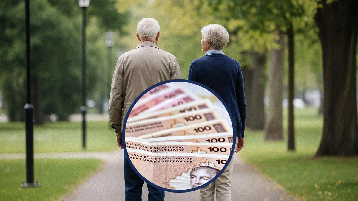 Penziju za septembar primit će ukupno 461.857 korisnika, a potrebna sredstva za isplatu iznose oko 314,5 miliona KM.